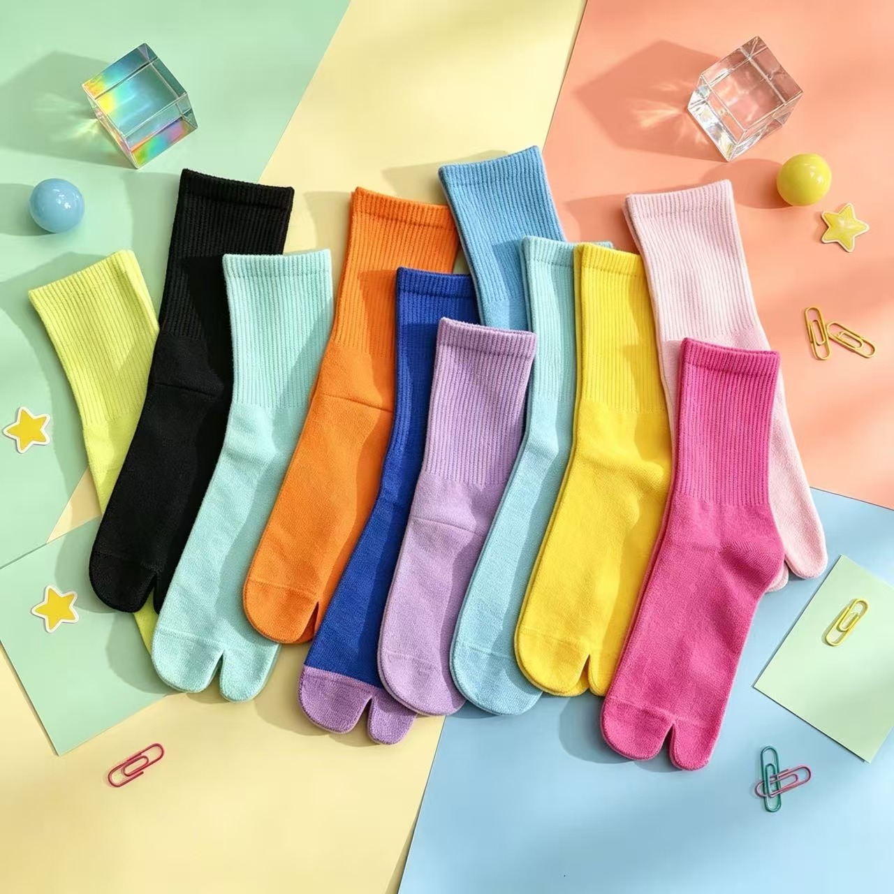 Toe Sock Split - Calcetines Tabi de media caña en