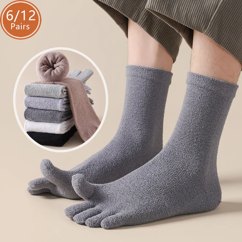 6/12 pares de calcetines térmi - Toe Sock Split reseña y precio