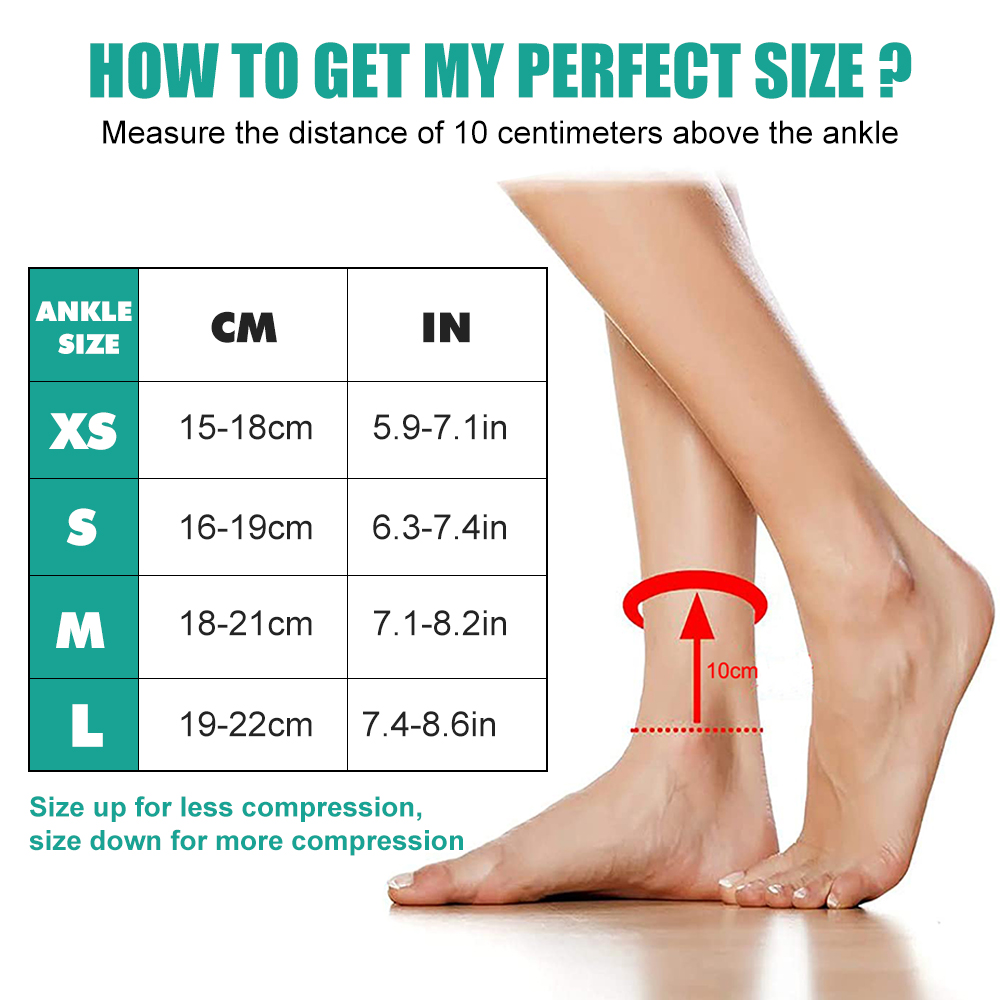 Calcetines de compresión para  - Ankle Brace Sock reseña y precio